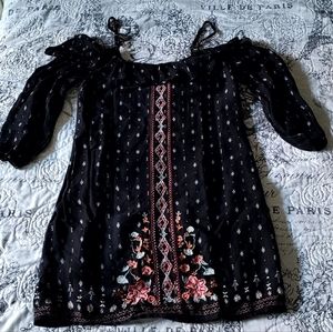 Hollister Cold Shoulder Dress Xs